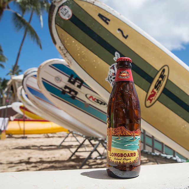 国際ブランド】 ハワイ KONA BEER コナビール ロングボードアイランドラガー 瓶 355ml 12本大人気 ハワイのクラフトビール 