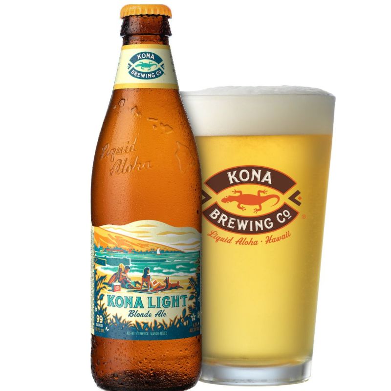 コナライト瓶 6本(355ml瓶) コナビール公式サイト・通販 ―ハワイNo.1クラフトビール ハワイ KONA BEER コナビール コナライト ブロンドエール 瓶 355ml 24本 1ケース )大人気!ハワイのクラフトビール